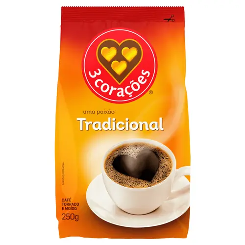 Café 3 Corações Tradicional 250g