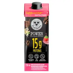 Bebida Láctea Cappuccino Power Whey Napolitano 250ml