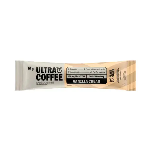 Suplemento Alimentar Ultracoffee Plant Power Baunilha 10g