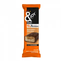Barra Proteína Whey Sabor Amendoim e Chocolate &Joy 42g