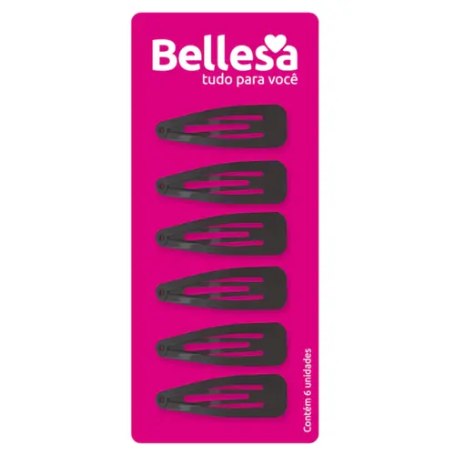 Kit Tic Tac Preto 6 unidades Bellesa