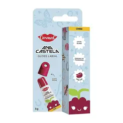 Gloss Labial Carmed Ana Castela Framboesa 5g