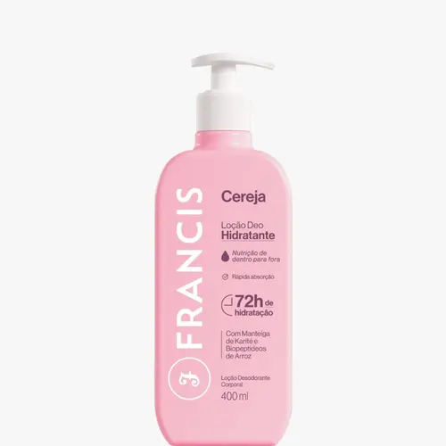 Loção Deo Hidratante Francis Cereja 400ml