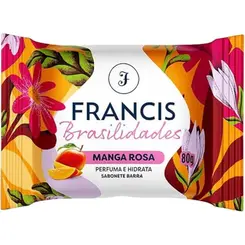 Kit 6 Sabonetes em Barra Francis Brasilidades Manga Rosa 80g
