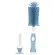Escova Para Mamadeira Em Silicone Azul Buba