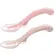 Kit 2 Colheres Em Silicone Fase 2 Rosa