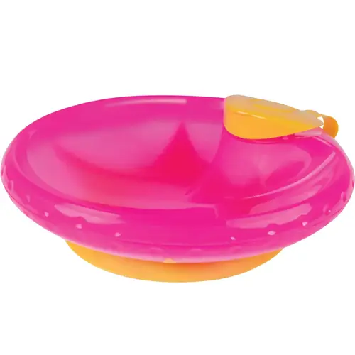 Prato Termico Com Ventosa Rosa