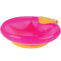 Prato Termico Com Ventosa Rosa