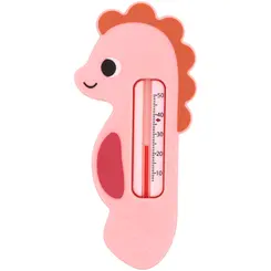 Termometro De Banho Splash Cavalo Marinho Rosa