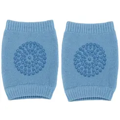Joelheira Antiderrapante Azul Buba