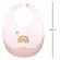 Babador Em Silicone Com Pega-Migalhas E Estojo Magic Arco-Iris Buba