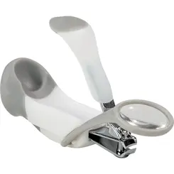 Cortador de Unhas com Lupa Cinza Buba