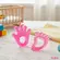 Kit Mordedores com Água Pezinho e Mãozinha Rosa Buba