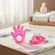 Kit Mordedores com Água Pezinho e Mãozinha Rosa Buba