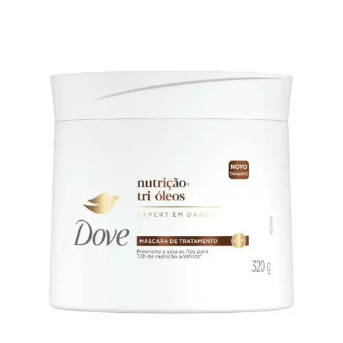 Máscara de Tratamento Dove Nutrição Tri-Óleos 320g